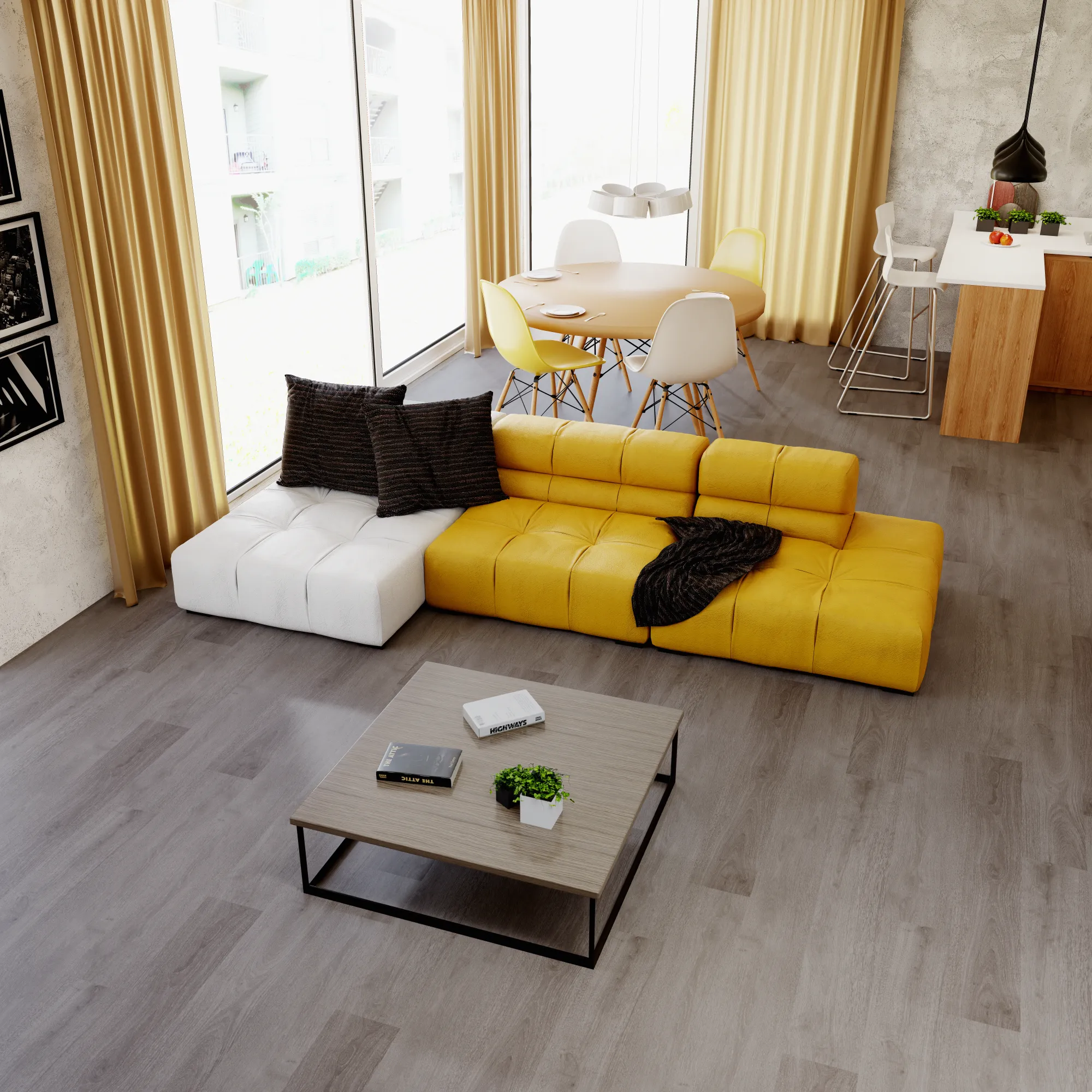 Product image for Avalon vinyl flooring plank (SKU: 1002) in the InstaGrip product line from Urban Surfaces