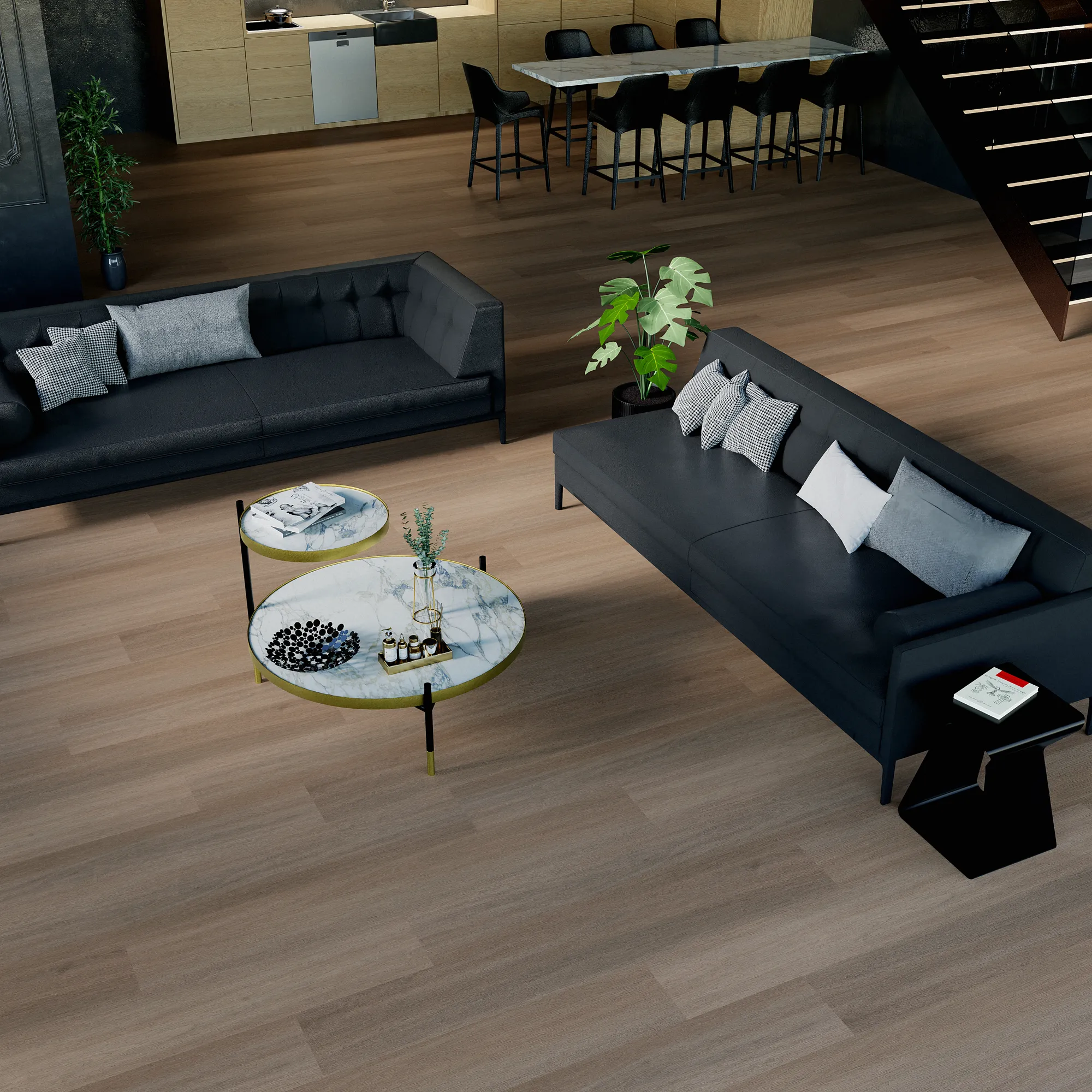 Product image for Scarborough vinyl flooring plank (SKU: 1204) in the InstaGrip 20 product line from Urban Surfaces