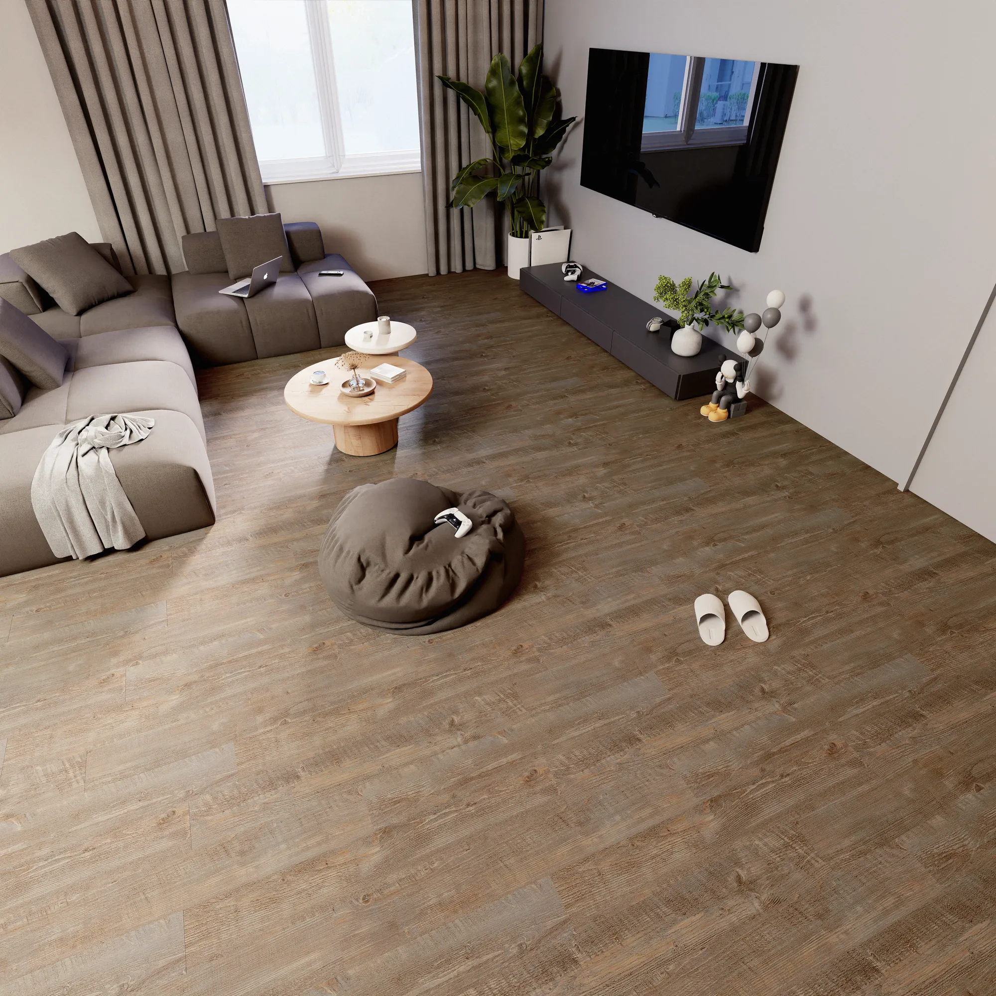 Product image for Sierra vinyl flooring plank (SKU: 8060-N) in the Main Street product line from Urban Surfaces