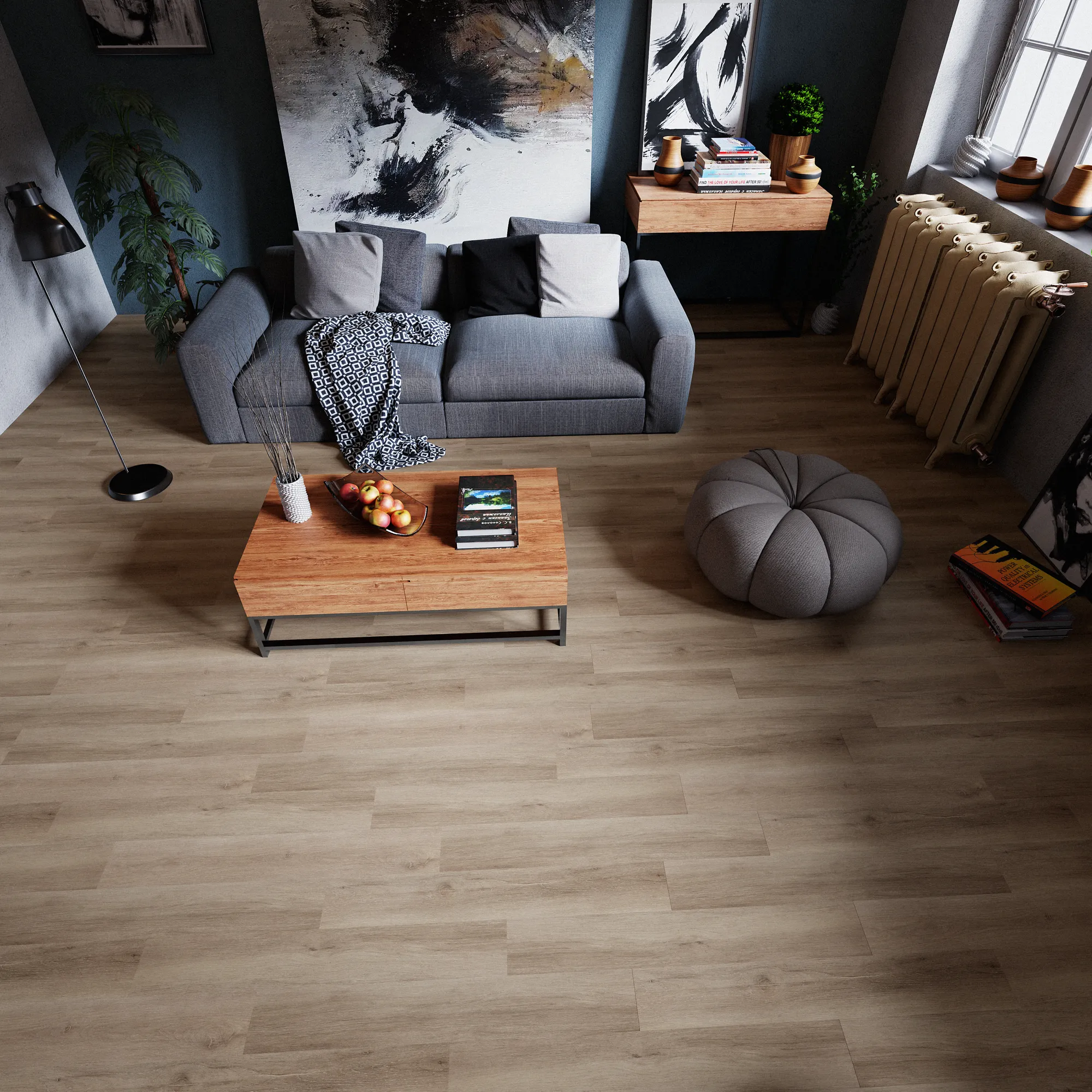 Product image for Marquette vinyl flooring plank (SKU: 8061-O) in the Main Street product line from Urban Surfaces