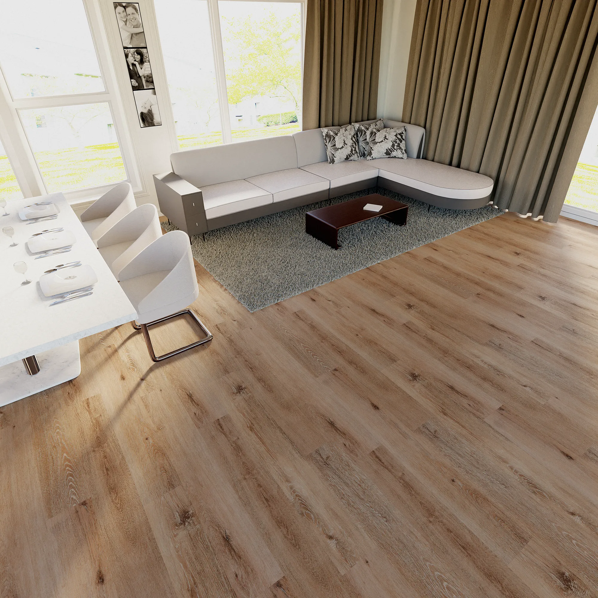 Product image for Dakota Way vinyl flooring plank (SKU: 9509-D) in the Sound-Tec product line from Urban Surfaces