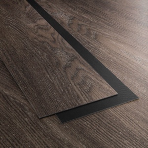 Example of a room using Midnight Grey vinyl flooring (SKU: 7030) in the Level 7 product line
