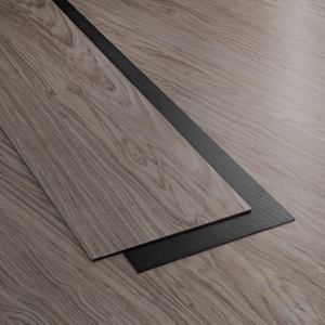 Example of a room using Midland Grey vinyl flooring (SKU: 8050) in the Main Street product line