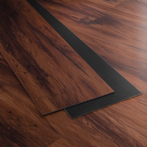 Example of a room using Eastern Walnut vinyl flooring (SKU: 8125) in the Main Street product line